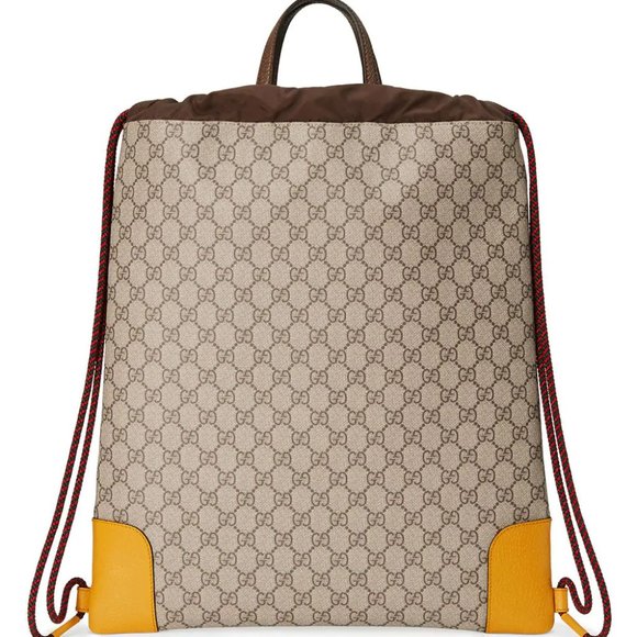 Gucci GG Supreme drawstring backpack main image 5